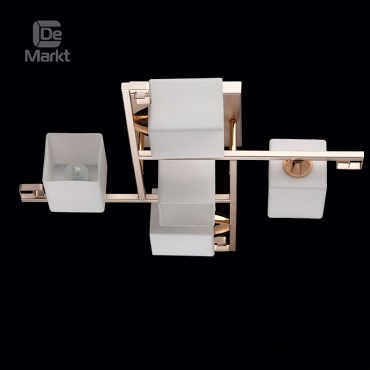 Люстра потолочная DeMarkt 673011905 Тетро 5x60W E14